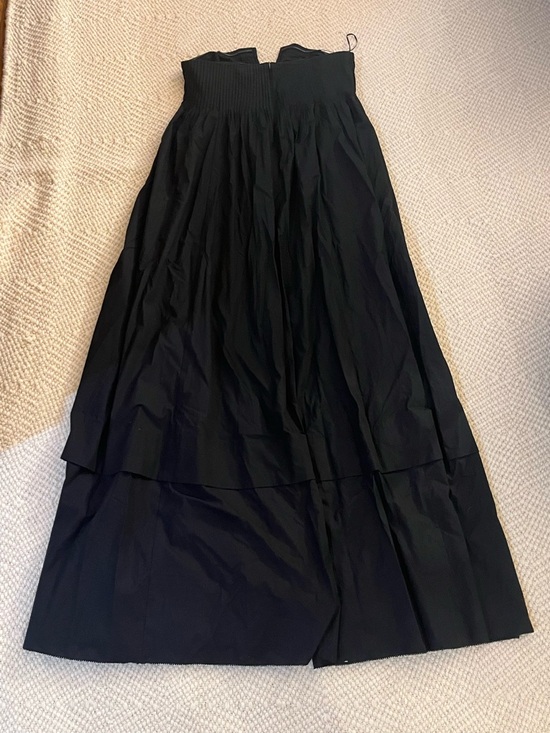 J. Crew Collection Strapless Maxi Dress with Pleats - Picture 6 of 8